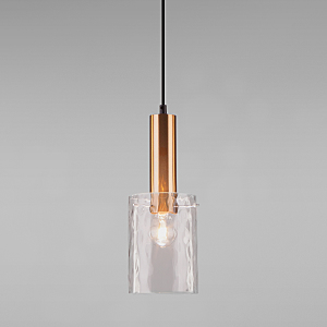 Светильник подвесной Asti 50177/1 черный/бронза