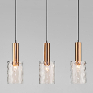 Светильник подвесной Asti 50177/3 черный/бронза