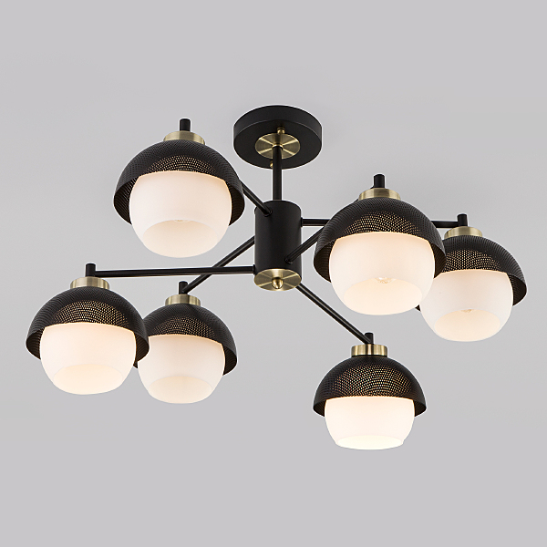 Потолочная люстра Nocciola 70106/6 черный Smart