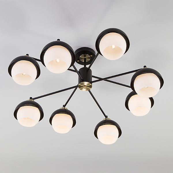 Потолочная люстра Nocciola 70106/8 черный Smart