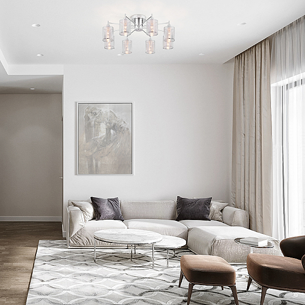 Потолочная люстра Tela 70109/8 хром