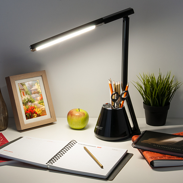 Настольная лампа Office 80421/1 черный 8W