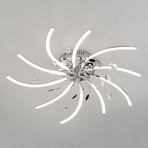 Потолочная люстра Windmill 90125/10 хром 97.5W