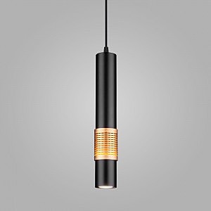 Светильник подвесной DLN001 DLN001 MR16 черный матовый/золото