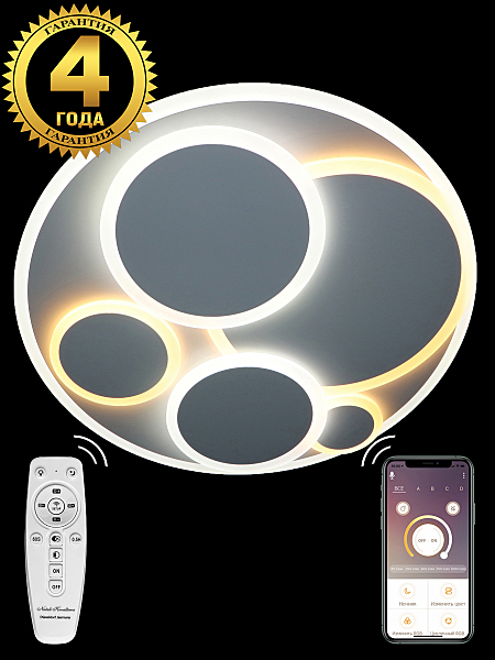 Потолочная люстра LED 81012/5C