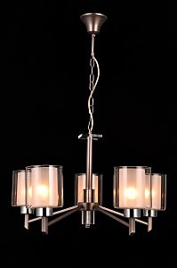 Подвесная люстра Double DOUBLE 81049-5C ANTIQUE SILVER