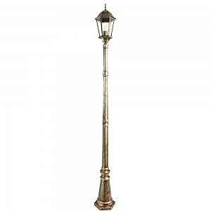 Столб фонарный уличный Arte Lamp GENOVA A1207PA-1BN