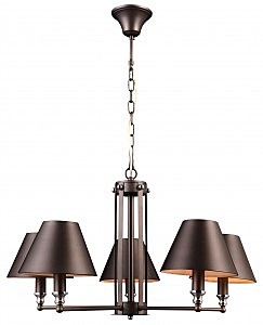 Подвесная люстра Marquis Marquis 81000-5C GRAY BRASS