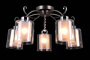 Потолочная люстра Mystery MYSTERY 75094/5C STAIN NICKEL