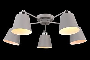 Потолочная люстра Simply SIMPLY 75099/5C STAIN GRAY