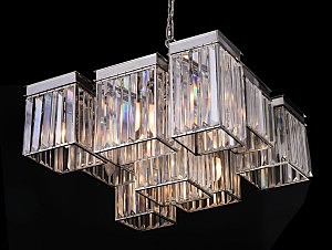 Подвесная люстра 31100 31109/C nickel