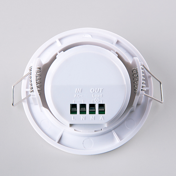 Датчик движения SNS-M-12 SNS-M-12 8m 2,2-4m 800W IP20 360 Белый