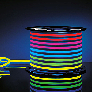 Светодиодный шнур Светодиодный гибкий неон Гибкий неон LS001 220V RGB 12W 80Led 5050 IP67 односторонний , 50 м a045405