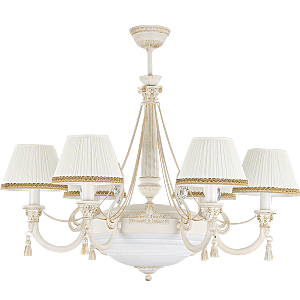 Потолочная люстра Roma (абажур) ROM-ZW-6+1(BZ/A)