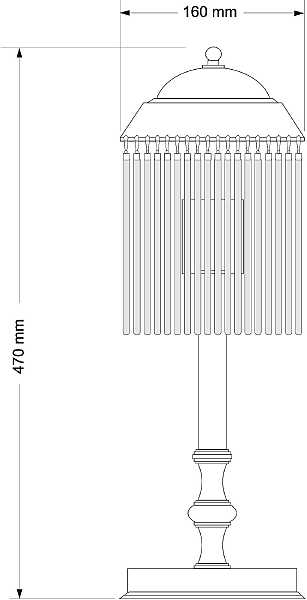 Настольная лампа Лампы настольные FIO-LG-1(P)