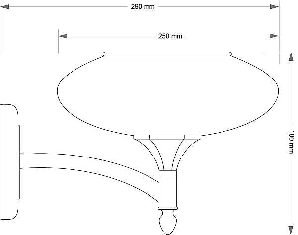 Настенное бра Decor DEC-K-1(P)