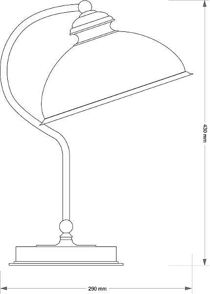 Настольная лампа Лампы настольные LID-LG-1(P)