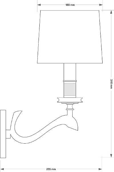 Настенное бра Sparone SPA-K-1(N/A)