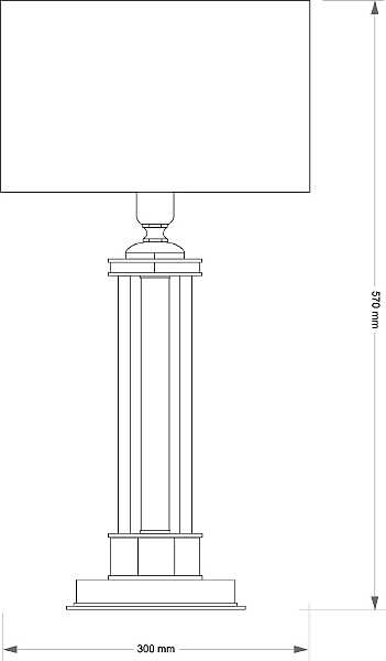 Настольная лампа Decor (абажур) DEC-LG-1(P/A)