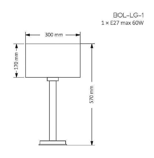 Настольная лампа Bolt BOL-LG-1(N)