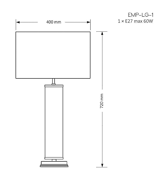 Настольная лампа Empoli EMP-LG-1(Z)