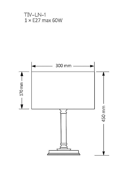 Настольная лампа Tivoli TIV-LN-1(N)