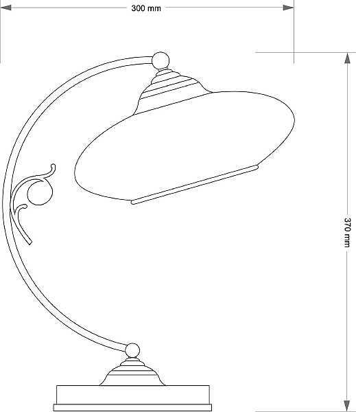 Настольная лампа Casamia (плафон) CAS-LG-1(P)