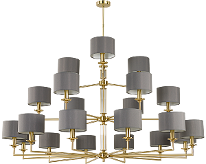 Люстра на штанге Artu ART-ZW-12+6+3(ZM)