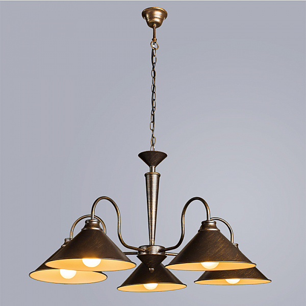 Подвесная люстра Arte Lamp CONE A9330LM-5BR