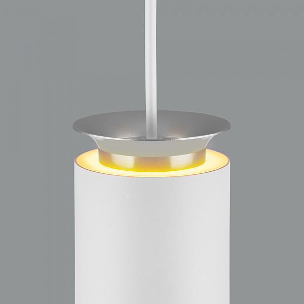 Светильник подвесной DLS021 9+4W 4200К DLS021 9+4W 4200К белый матовый/серебро 9+4W