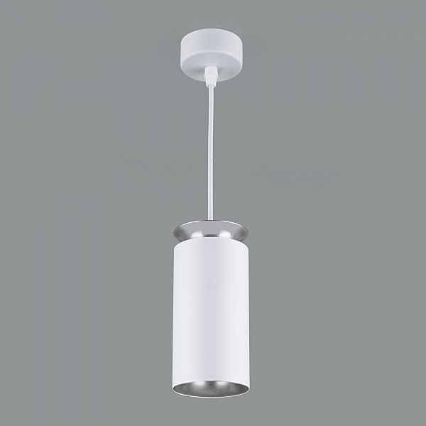 Светильник подвесной DLS021 9+4W 4200К DLS021 9+4W 4200К белый матовый/серебро 9+4W