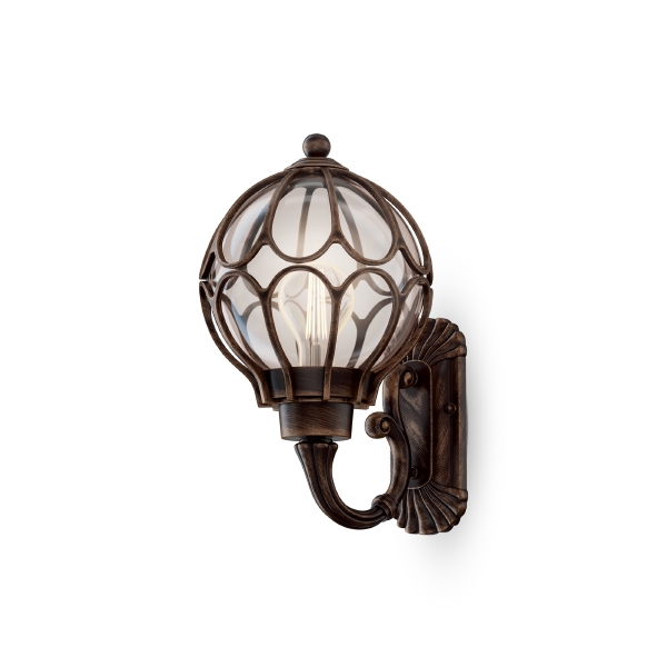 Уличный настенный светильник Via O024WL-01G