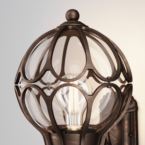 Уличный настенный светильник Via O024WL-01G