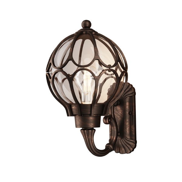 Уличный настенный светильник Via O024WL-01G