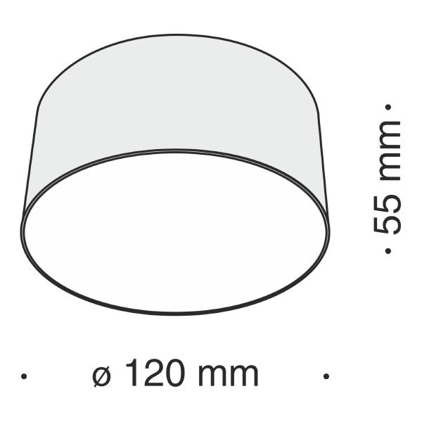 Светильник потолочный Zon C032CL-L12W4K
