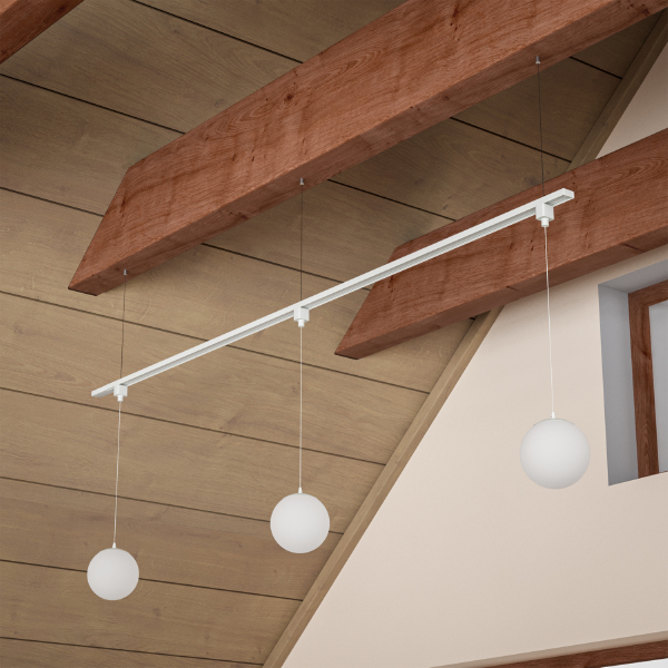 Комплектующие для трек-систем Crystal Lux CLT 0.210 03 WH