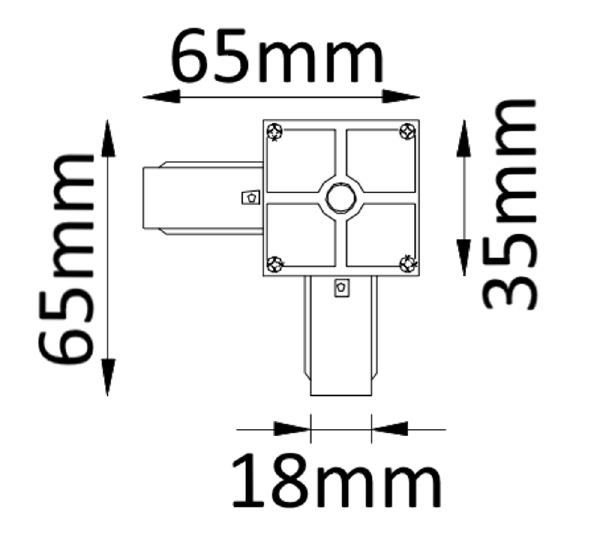 Комплектующие для трек-систем Crystal Lux CLT 0.211 02 WH