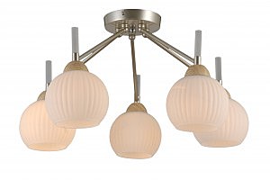 Потолочная люстра Natali Kovaltseva 75150/5C CHAMPAGNE