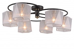 Потолочная люстра Natali Kovaltseva 76056/6C MATT BLACK