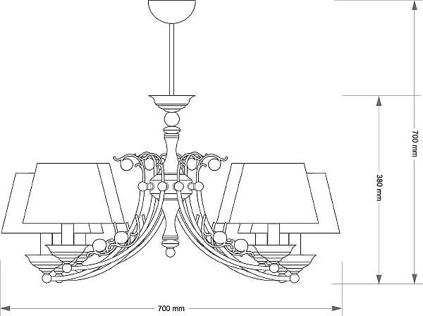 Потолочная люстра Casamia (абажур) CAS-ZW-8(P/A)