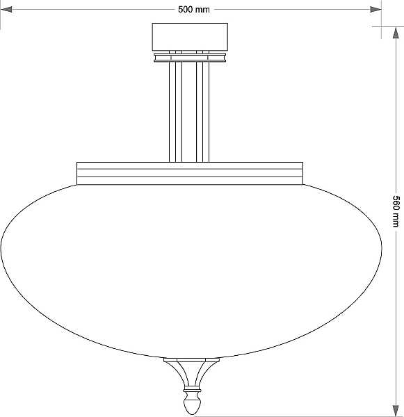 Светильник потолочный Decor DEC-PL-3(P)