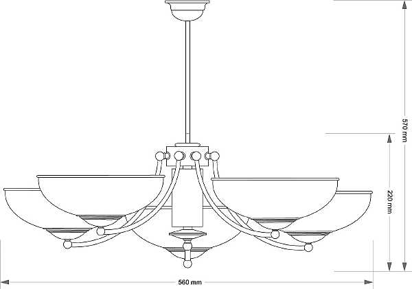 Потолочная люстра N (плафон) N-ZW-5(P)