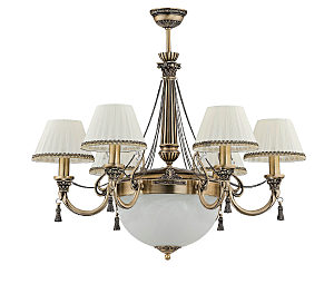 Потолочная люстра Roma (абажур) ROM-ZW-6+1(P/A)