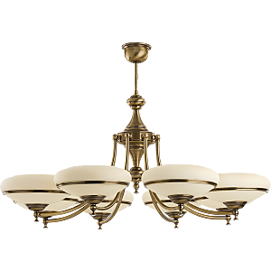 Потолочная люстра San Marino Swarovski (плафон) SAN-ZW-8(P)CR