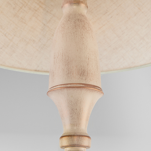 Торшер London 01081/1 белый с золотом