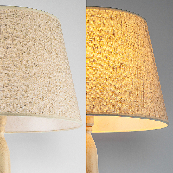 Торшер London 01081/1 белый с золотом