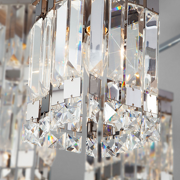 Потолочная люстра Barra 10100/6 хром/прозрачный хрусталь Strotskis