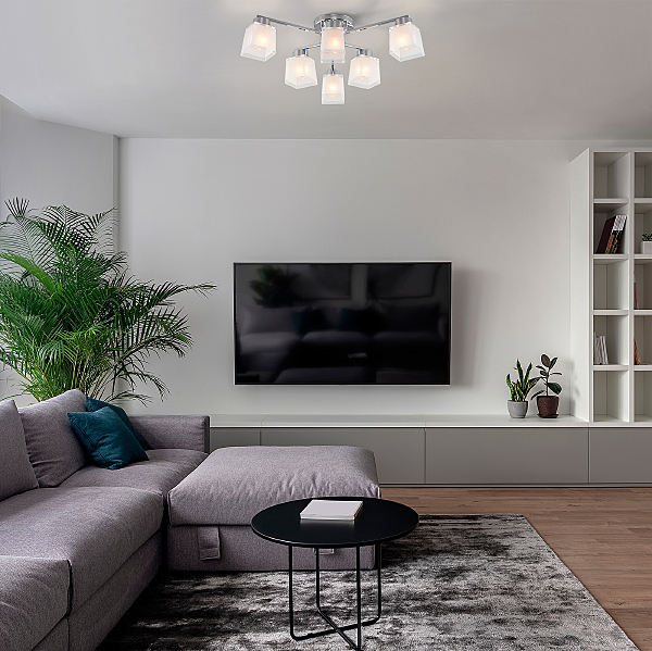 Потолочная люстра Delfi 30162/6 хром