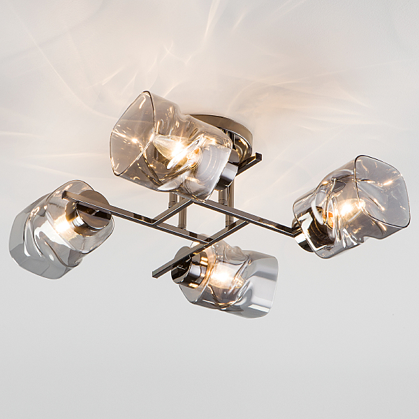 Потолочная люстра Hilari 30165/4 черный жемчуг