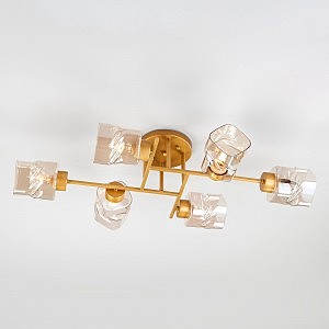 Потолочная люстра Hilari 30165/6 перламутровое золото